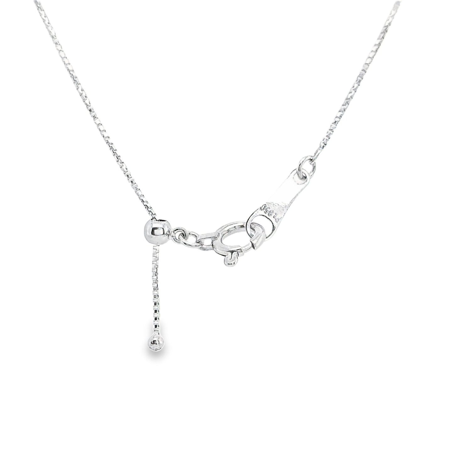 1.98ct Natural Madagascar Ruby and 0.46ct Natural Diamonds set with Platinum Necklace