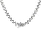 Classic 18K White Gold Necklace set with 3.00ct Natural White Diamonds - SALE