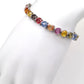 19.53 Carat Natural Multi-Color Sapphires set in 14k White Gold Bracelet