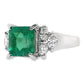 2.04ct NATURAL COLOMBIA EMERALD and 0.53ct NATURAL DIAMONDS set with Platinum Ring - SALE