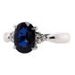 1.36ct NATURAL SAPPHIRE and 0.08ct NATURAL DIAMONDS set with Platinum Ring - SALE