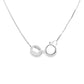 1.50ct Natural Diamonds set with 18K White Gold Necklace - SALE