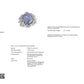 19.82ct NATURAL NOT-HEATED BURMA STAR SAPPHIRE and 4.01ct NATURAL DIAMONDS set in 18K White Gold Ring