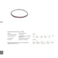 IGI Certified 11.46ct Natural Rubies 14K White Gold Bracelet