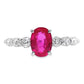 1.13ct NATURAL PINK-SAPPHIRE and 0.32ct NATURAL DIAMONDS set in Platinum Ring