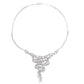 12.50ct Natural White Diamonds set in 18KT White Gold Necklace