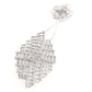 3.00ct Natural Diamonds set with 18K White Gold Necklace and Brooch