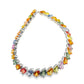 15.69ct Natural Multi-Color Sapphires set with 14KT White Gold Bracelet