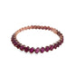 16.74ct Natural Rubies set with 14K Pink Gold Bracelet