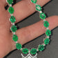 29.42ct NATURAL ZAMBIAN EMERALDS and 1.77ct NATURAL DIAMONDS set in  18K White Gold Necklace