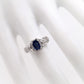 0.91ct NATURAL MADAGASCAR SAPPHIRE and 0.31ct NATURAL DIAMONDS Ring - SALE.