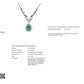 2.51ct NATURAL COLOMBIA EMERALD and 0.76ct NATURAL DIAMONDS Necklace - SALE.
